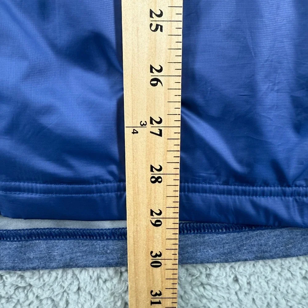 Rhone Jacket Men's XL Blue Grey Heather Tech Hybrid Full Zip Track Athletic